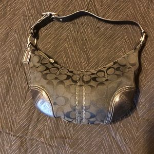 Authentic coach hobo purse
